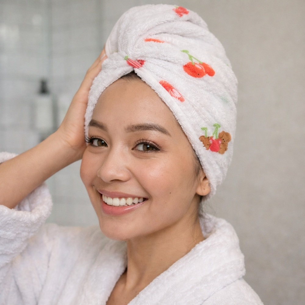 The‎ Crème Shop Microfiber Hair Towel Wrap